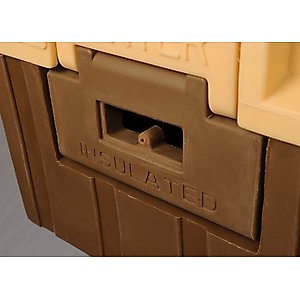 Dog Palace DP Hunter Insulated Dog House, Brown/Tan