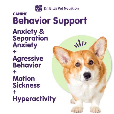 Show full view: Dr. Bill's Pet Nutrition Canine Behavior Support Dog Supplement, 60 count slide 3 of 9