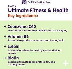 Dr. Bill's Pet Nutrition Feline Ultimate Fitness & Health Cat Supplement Powder, 180-gm pouch slide 2 of 9