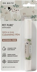 Dr. Brite Pet Pure Anti-Plaque Dog & Cat Dental Pen, 0.14-fl oz pen