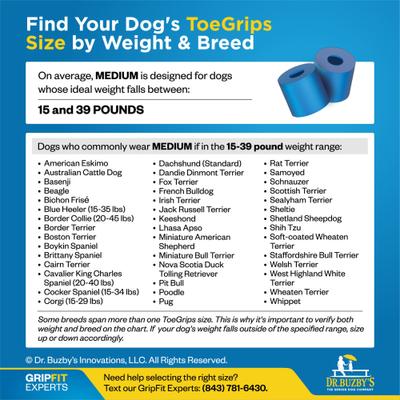 Show full view: Dr. Buzby's ToeGrips Dog Nail Grips, 20 count, Medium slide 3 of 10