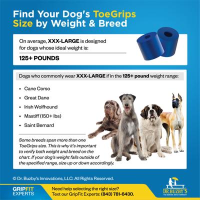 Show full view: Dr. Buzby's ToeGrips Dog Nail Grips, 20 count, XXX-Large slide 3 of 10