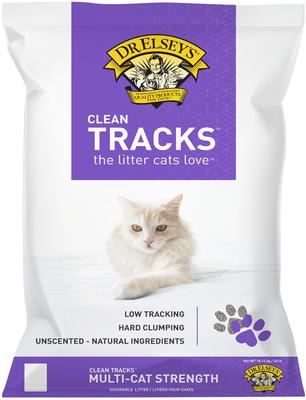 Show full view: Dr. Elsey's Clean Tracks Clumping Clay Cat Litter, 40-lb bag slide 3 of 13