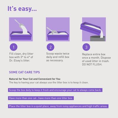 Show full view: Dr. Elsey's Clean Tracks Clumping Clay Cat Litter, 40-lb bag slide 8 of 13