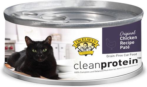 Show full view: Dr. Elsey's cleanprotein Chicken Recipe Wet Cat Food, 2.75-oz can, case of 24 slide 8 of 10
