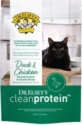 Dr. Elsey's cleanprotein Duck & Chicken Flavored Wet Cat Food, 2.82-oz pouch, 12 count
