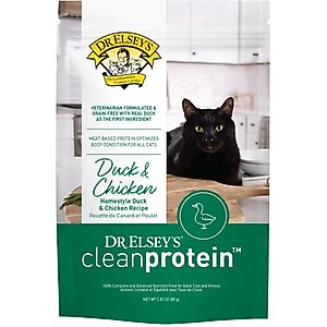 Dr. Elsey's cleanprotein Duck & Chicken Flavored Wet Cat Food, 2.82-oz pouch, 12 count
