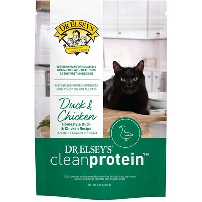 Dr. Elsey's Dr. Elsey's cleanprotein Duck & Chicken Flavored Wet Cat Food, 2.82-oz pouch, 12 count