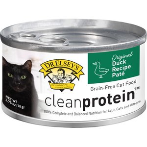 Dr. Elsey's cleanprotein Duck Recipe Wet Cat Food, 2.75-oz can, case of 24