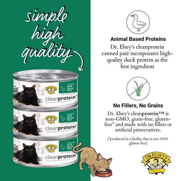 Dr. Elsey's cleanprotein Duck Recipe Wet Cat Food