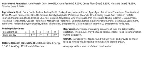 Show full view: Dr. Elsey's cleanprotein Duck & Turkey Recipe Wet Cat Food, 2.75-oz can, case of 24 slide 3 of 9