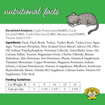 Show full view: Dr. Elsey's cleanprotein Duck & Turkey Recipe Wet Cat Food, 2.75-oz can, case of 24 slide 5 of 9