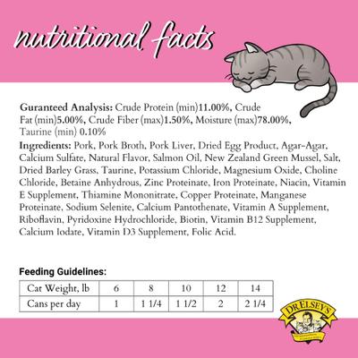 Show full view: Dr. Elsey's cleanprotein Pork Recipe Wet Cat Food, 5.3-oz can, case of 24 slide 5 of 9