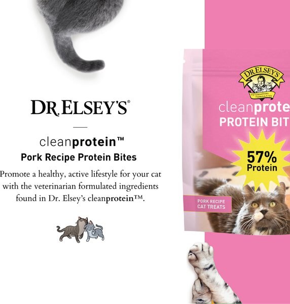 Dr. Elsey's cleanprotein Protein Bites Pork Crunchy Cat Treats