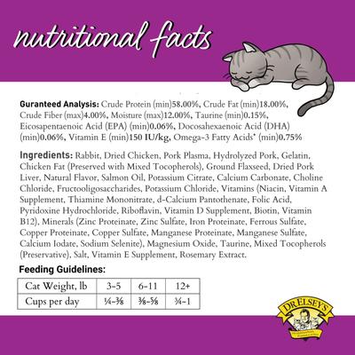 Show full view: Dr. Elsey's cleanprotein Rabbit Kibble Cat Dry Food, 6.6-lb bag slide 7 of 10