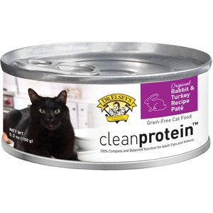 Dr. Elsey's cleanprotein Rabbit & Turkey Recipe Wet Cat Food, 5.3-oz can, case of 24