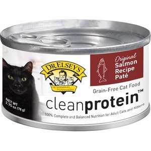 Dr. Elsey's cleanprotein Salmon Recipe Wet Cat Food, 2.75-oz can, case of 24