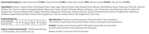 Show full view: Dr. Elsey's cleanprotein Salmon Recipe Wet Cat Food, 5.3-oz can, case of 24 slide 3 of 9