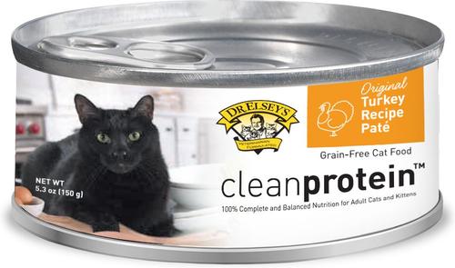 Show full view: Dr. Elsey's cleanprotein Turkey Recipe Wet Cat Food, 2.75-oz can, case of 24 slide 8 of 10