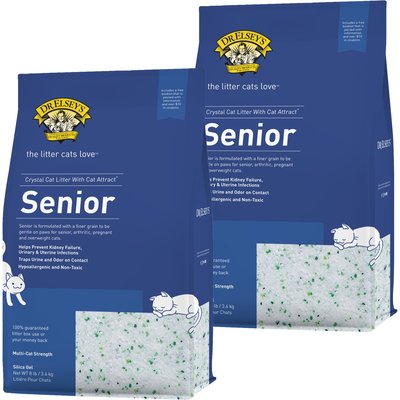 Dr. Elsey's Dr. Elsey's Senior Crystal Cat Litter, 16-lb bundle