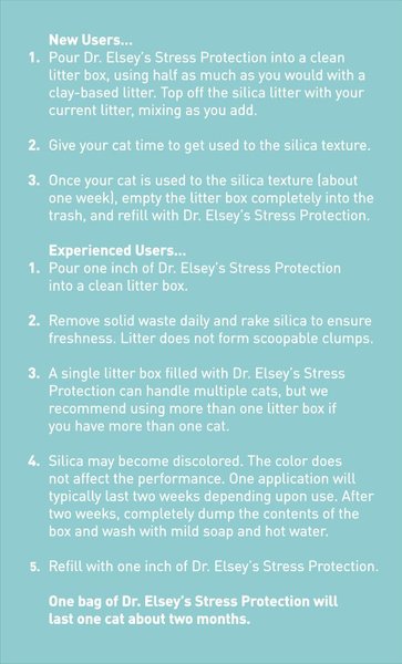 Show full view: Dr. Elsey's Clean Air Stress Reducing Crystal Cat Litter, 7.5-lb bag slide 5 of 8