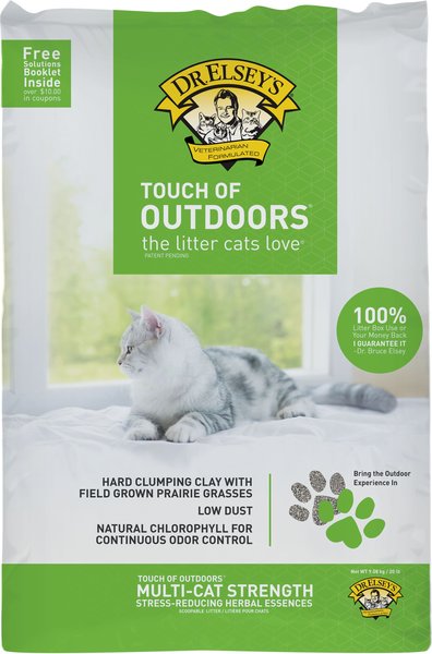 Dr. Elsey's Touch of Outdoors Stress-Reducing Clumping Clay Cat Litter