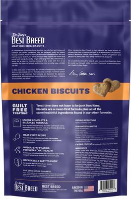 Show full view: Dr. Gary's Best Breed Chicken Biscuits Adult Crunchy Dog Treats, 20-oz bag slide 3 of 5