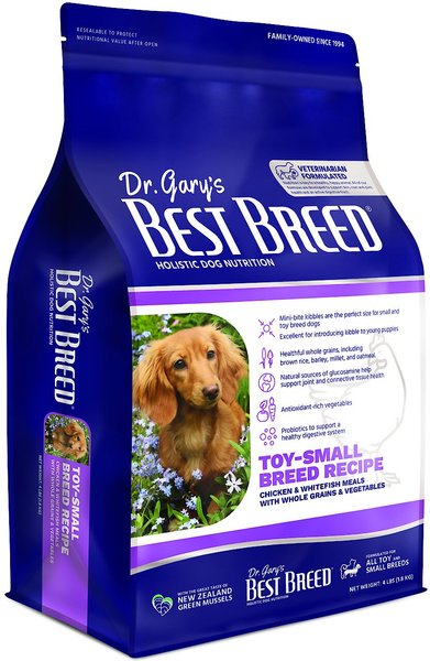 Dr. Gary's Best Breed Chicken & Whitefish Meals Toy-Small Breed Recipe Dry Dog Food