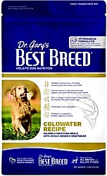 Dr. Gary's Best Breed Coldwater Recipe Salmon & Whitefish Meals Dry Dog Food, 4-lb bag