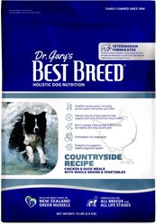 Dr. Gary's Best Breed Countryside Recipe Chicken & Duck Meals Dry Dog Food, 13-lb bag