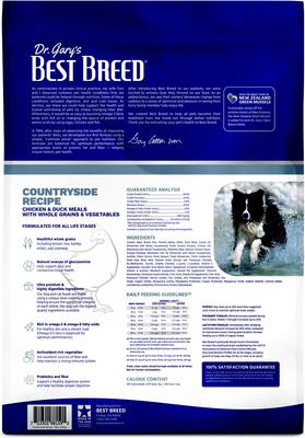 Show full view: Dr. Gary's Best Breed Countryside Recipe Chicken & Duck Meals Dry Dog Food, 13-lb bag slide 3 of 8