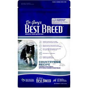 Dr. Gary's Best Breed Countryside Recipe Chicken & Duck Meals Dry Dog Food, 4-lb bag