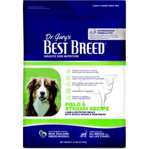 Dr. Gary's Best Breed Field & Stream Recipe Lamb & Whitefish Meals Dry Dog Food, 13-lb bag