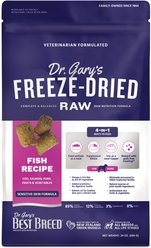 Dr. Gary's Best Breed Fish Recipe High-Protein Adult Raw Freeze-Dried Dog Food, 24-oz bag