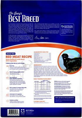 Show full view: Dr. Gary's Best Breed Grain-Free Red Meat Recipe Dry Dog Food, 13-lb bag slide 3 of 7