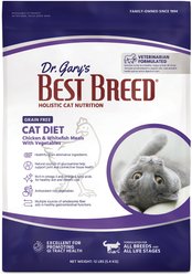 Dr. Gary's Best Breed Holistic Grain-Free All Life Stages Dry Cat Food, 12-lb bag
