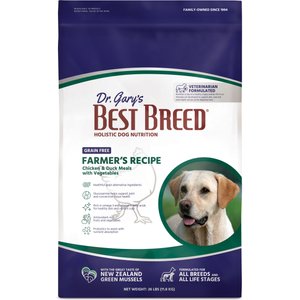 Dr. Gary's Best Breed Holistic Grain-Free Farmer's Chicken with Fruits & Vegetables Dry Dog Food, 26-lb bag