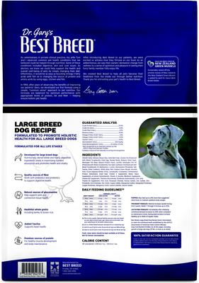 Show full view: Dr. Gary's Best Breed Holistic Large Breed Dry Dog Food, 13-lb bag slide 3 of 6