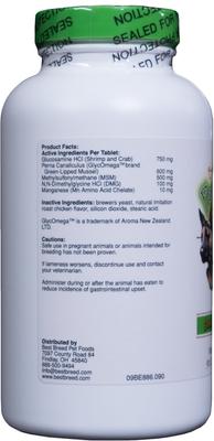 Show full view: Dr. Gary's Best Breed Perna-Flex 2 Joint Support for Dogs, 90-tablets slide 3 of 4