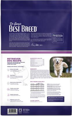 Show full view: Dr. Gary's Best Breed Retriever Dry Dog Food, 28-lb bag slide 4 of 8