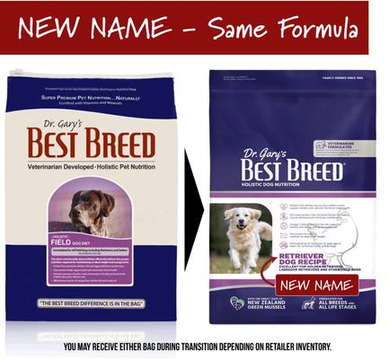 Show full view: Dr. Gary's Best Breed Retriever Dry Dog Food, 28-lb bag slide 3 of 8