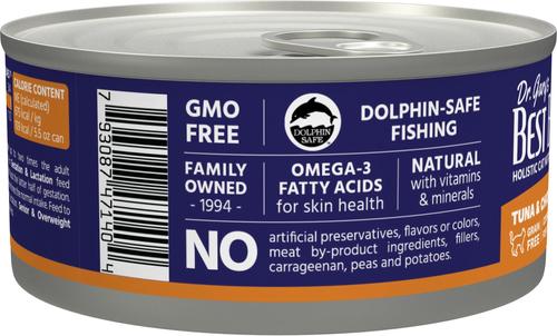 Show full view: Dr. Gary's Best Breed Tuna & Chicken Grain-Free Pate Wet Cat Food, 5.5-oz can, case of 24 slide 4 of 7