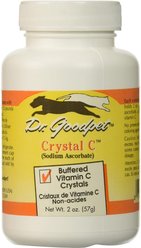 Dr. Goodpet Crystal C Buffered Vitamin C Crystals Dog & Cat Supplement, 2-oz jar