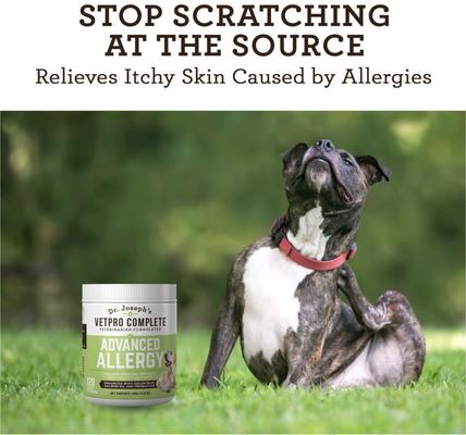Show full view: Dr. Joseph's VetPro Complete Beef Flavored Soft Chew Advanced Allergy Supplement for Dogs, 120 count slide 8 of 9