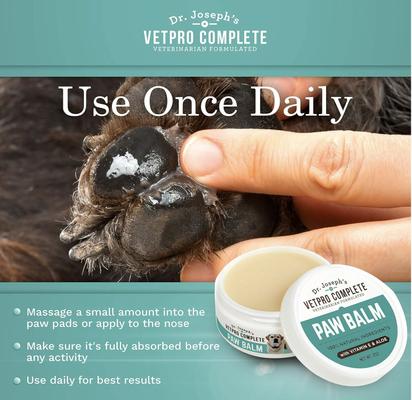 Show full view: Dr. Joseph's VetPro Complete Wound Care Paw Balm for Dogs, 2-oz slide 7 of 10
