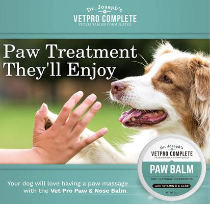 Show full view: Dr. Joseph's VetPro Complete Wound Care Paw Balm for Dogs, 2-oz slide 8 of 10