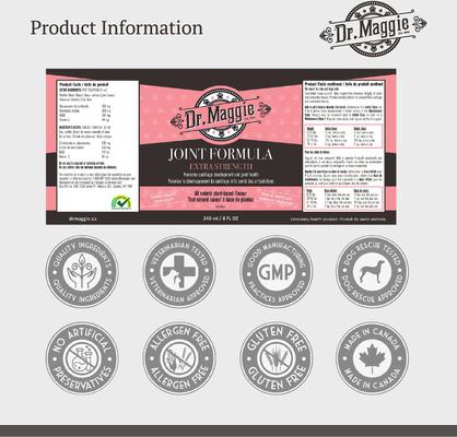 Show full view: Dr. Maggie by NaturPet Inc. Joint Formula Hip & Joint Natural Flavor Liquid Supplement for Cats & Dogs, 8-fl oz bottle slide 5 of 8