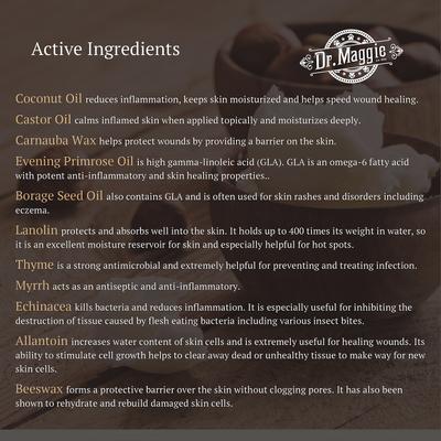 Show full view: Dr. Maggie by NaturPet Inc. Skin Care Ointment Wound Healing Hot Spot & First Aid Ointment for Cats & Dogs, 30-g tube slide 3 of 8