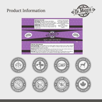 Show full view: Dr. Maggie by NaturPet Inc. Skin Care Ointment Wound Healing Hot Spot & First Aid Ointment for Cats & Dogs, 30-g tube slide 5 of 8