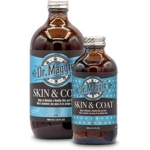Dr. Maggie by NaturPet Inc. Skin & Coat Omega 3-6-9 for Cats & Dogs, 8-fl oz bottle